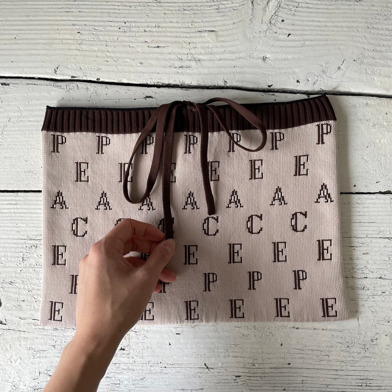 PCeee Monogram Brown