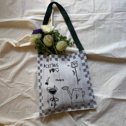 Knitty / Check / Green