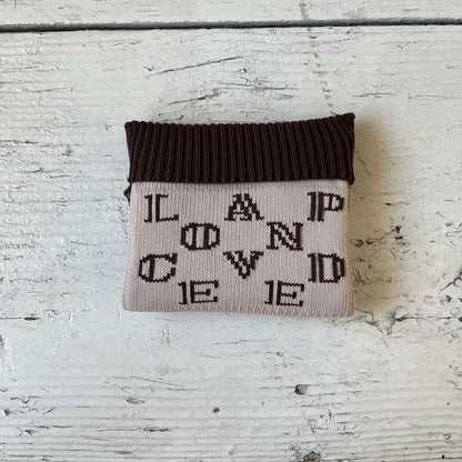 Lletty Monogram Brown