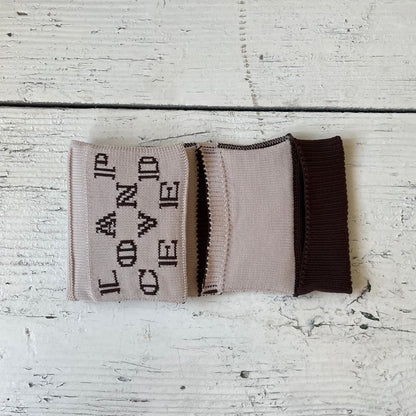 Lletty Monogram Brown