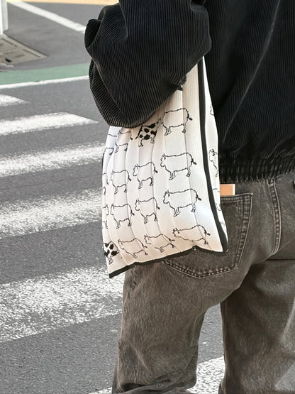 Knitty / Cow Cow / White