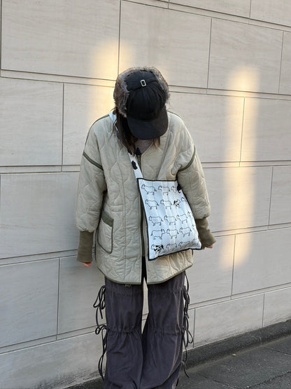 Knitty / Cow Cow / White