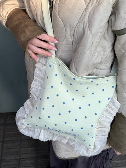 Frilly / Dot / Beige