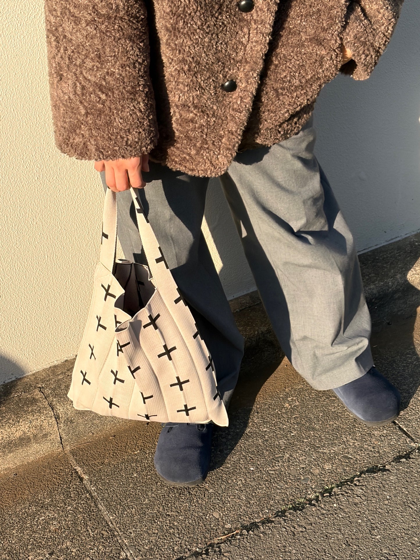 Knitty / Cross / Beige