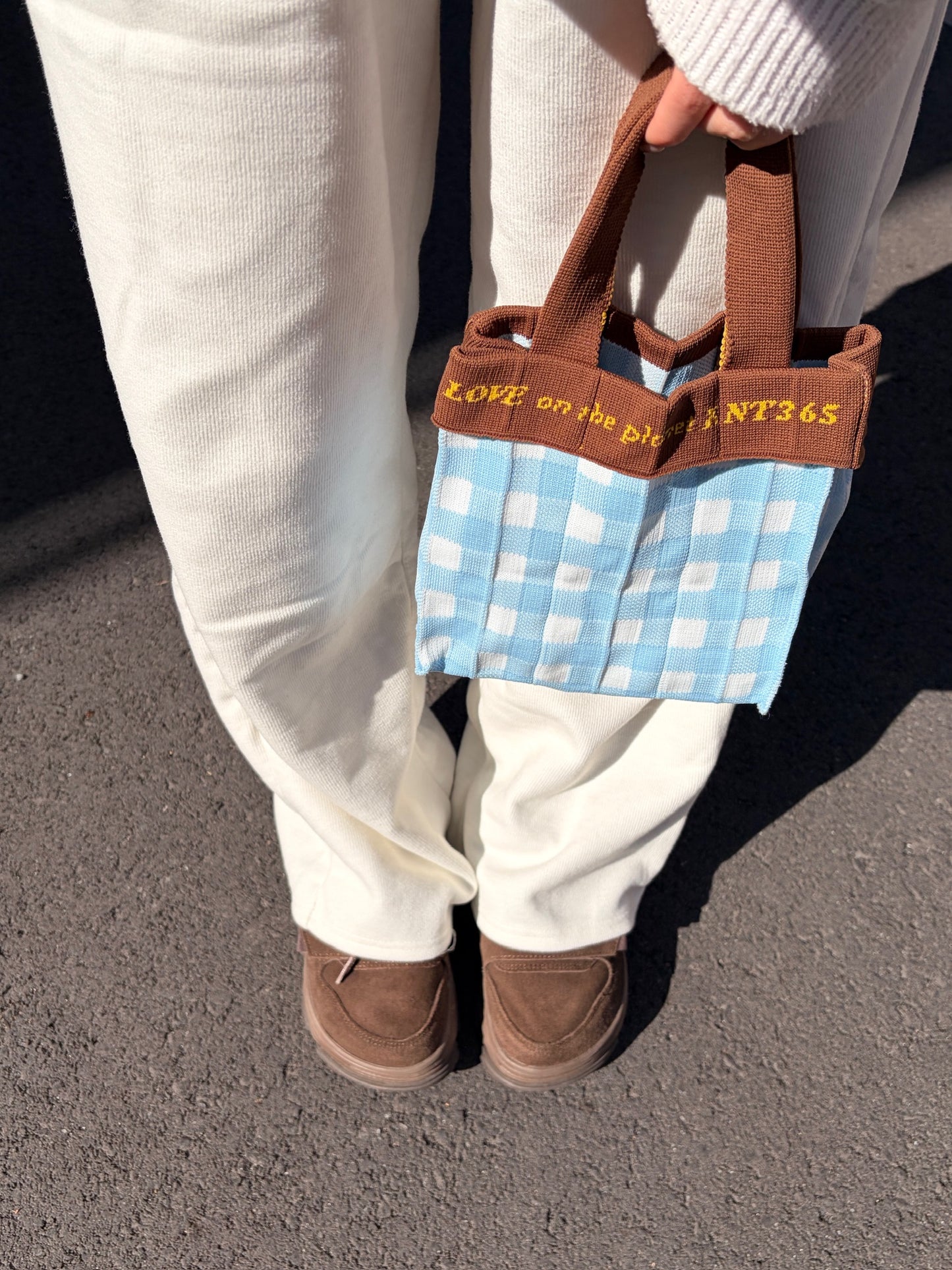 Co-Knitty / Gingham / Lt.Blue