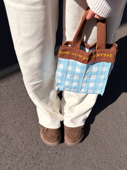 Co-Knitty / Gingham / Lt.Blue