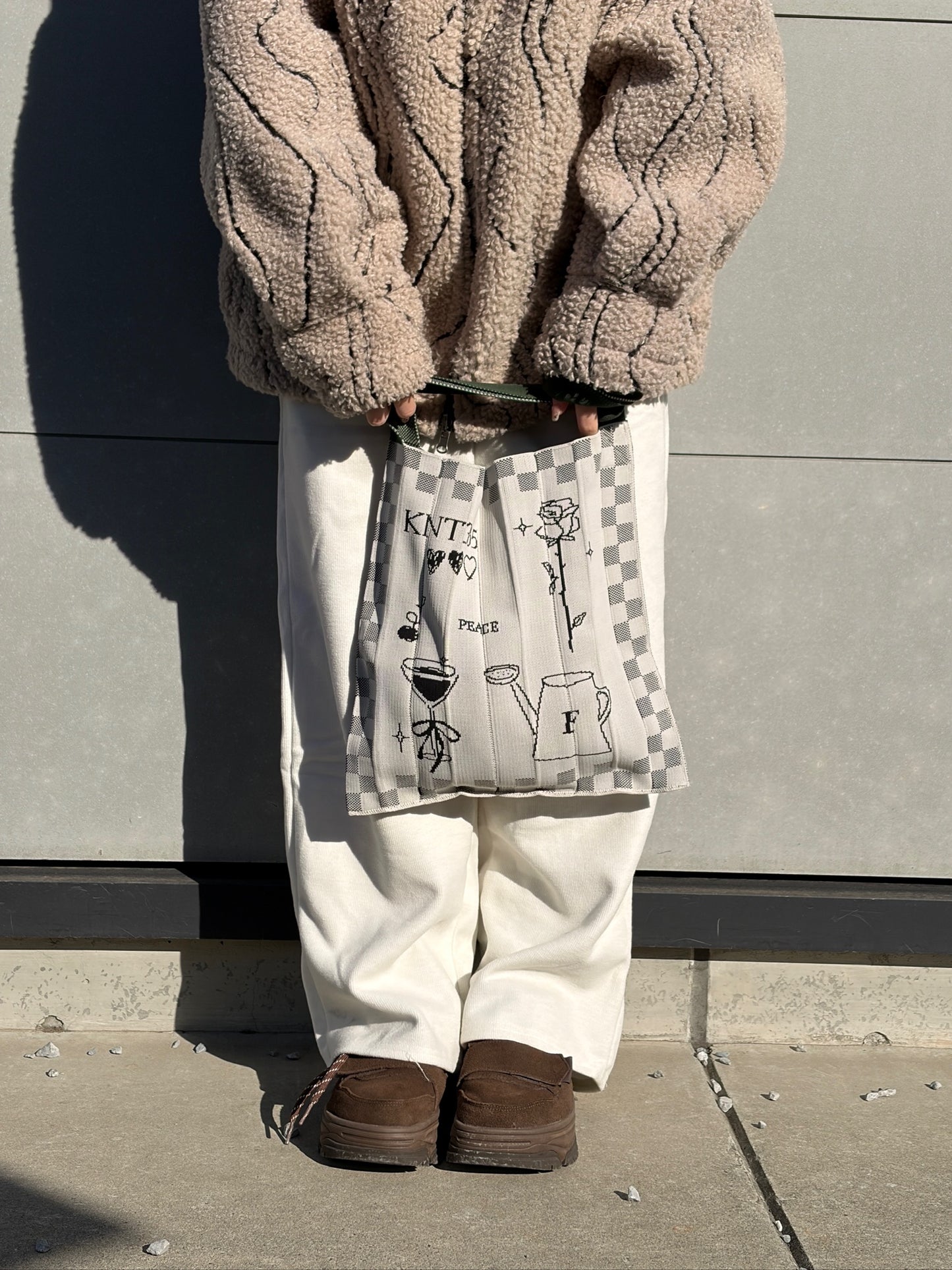 Knitty / Check / Green