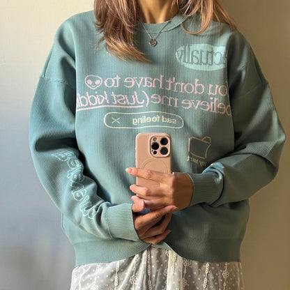 Jumper Believe Green