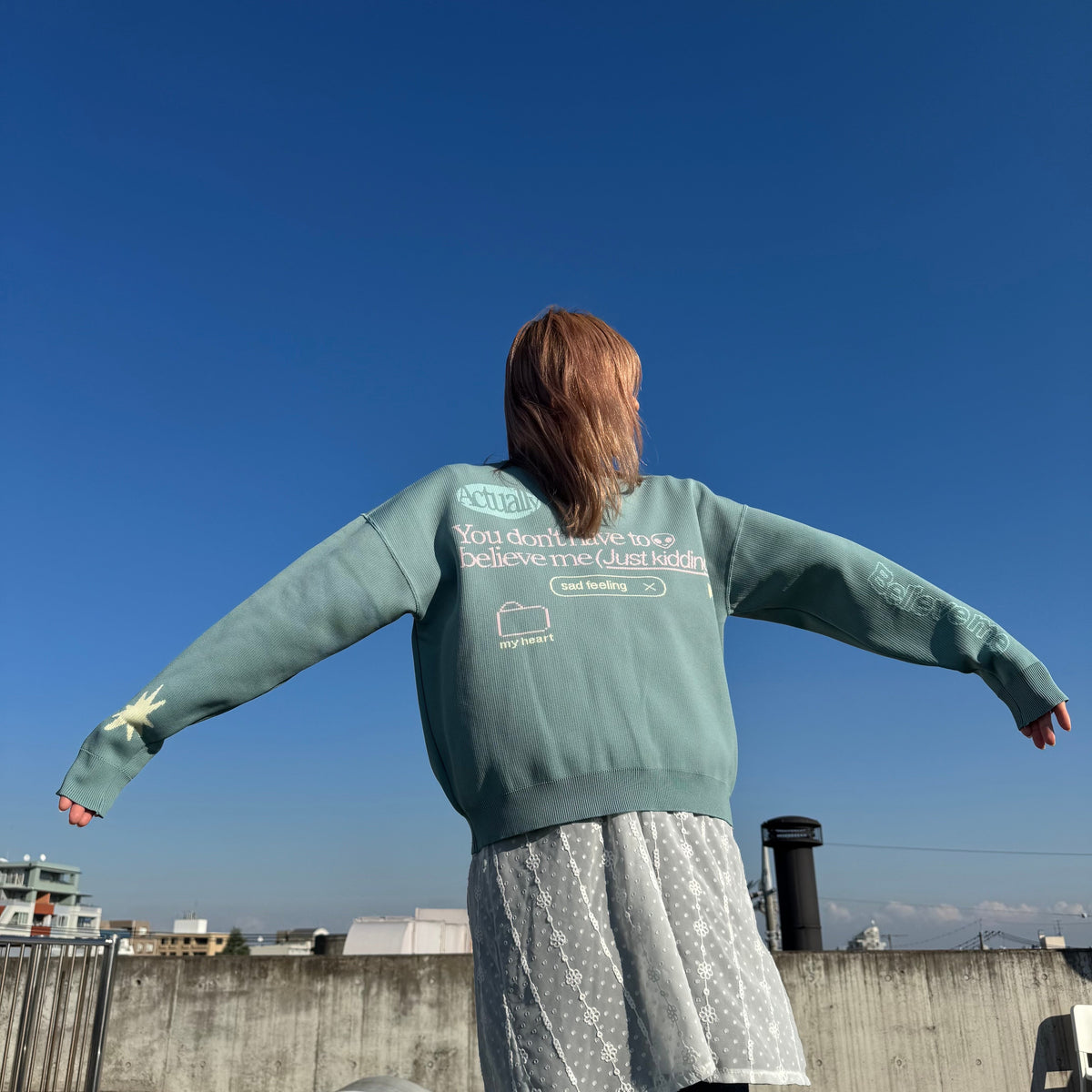 Jumper Believe Green