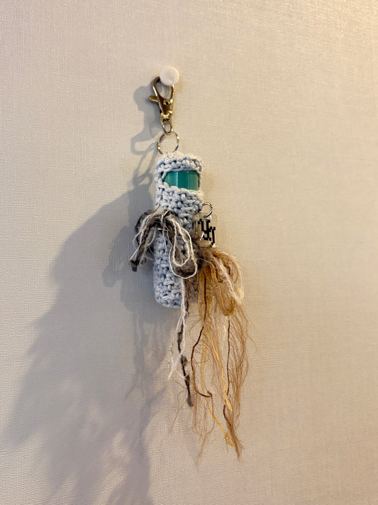 Lip Balm Case -Baby Blue / Cotton-