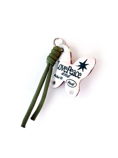 Upcycled Keycharm Butterfly