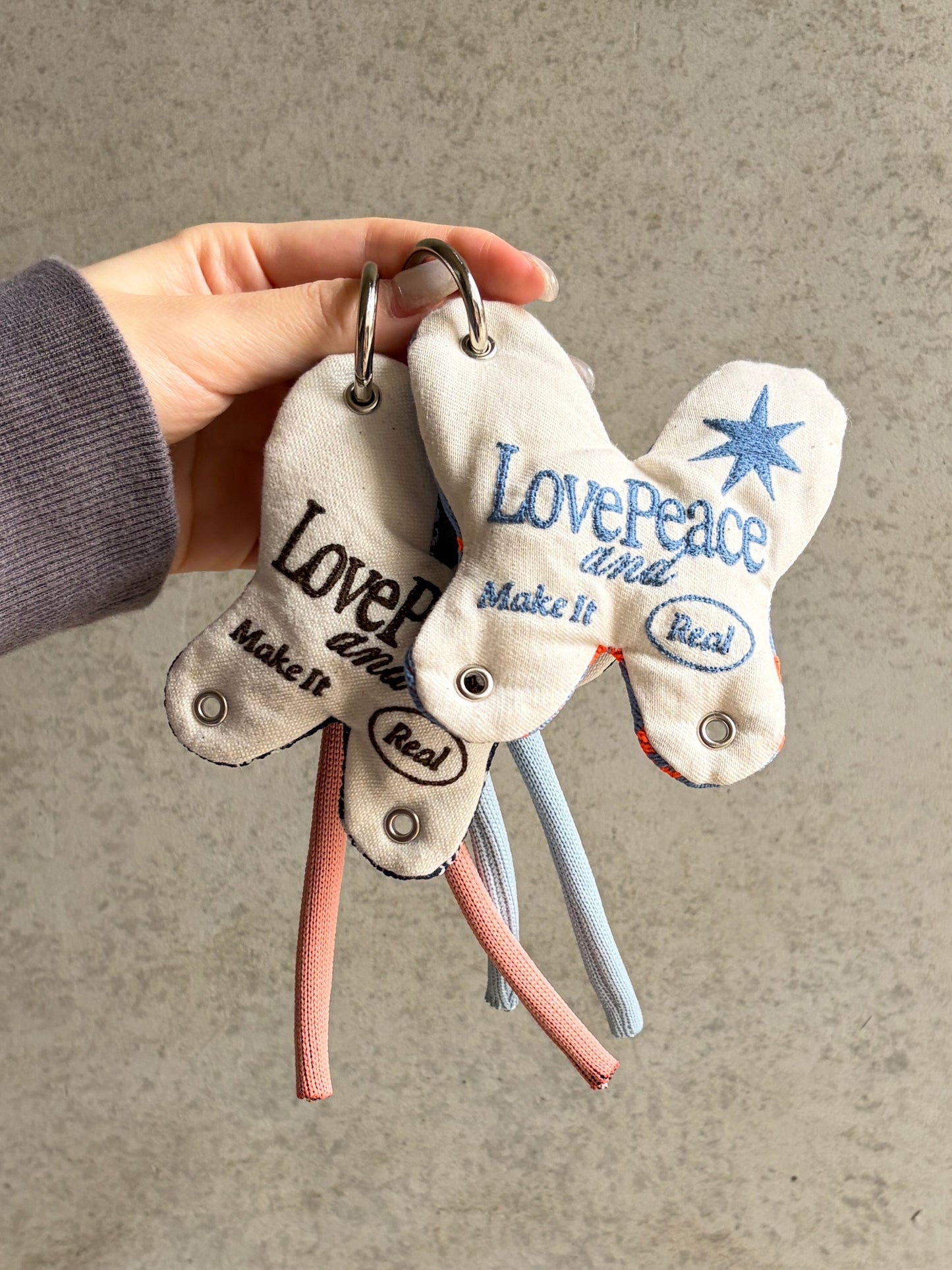 Upcycled Keycharm Butterfly