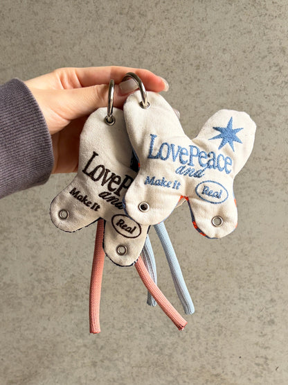 Upcycled Keycharm Butterfly