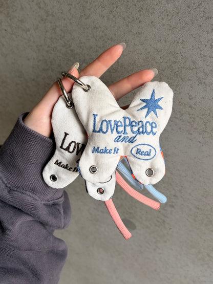 Upcycled Keycharm Butterfly