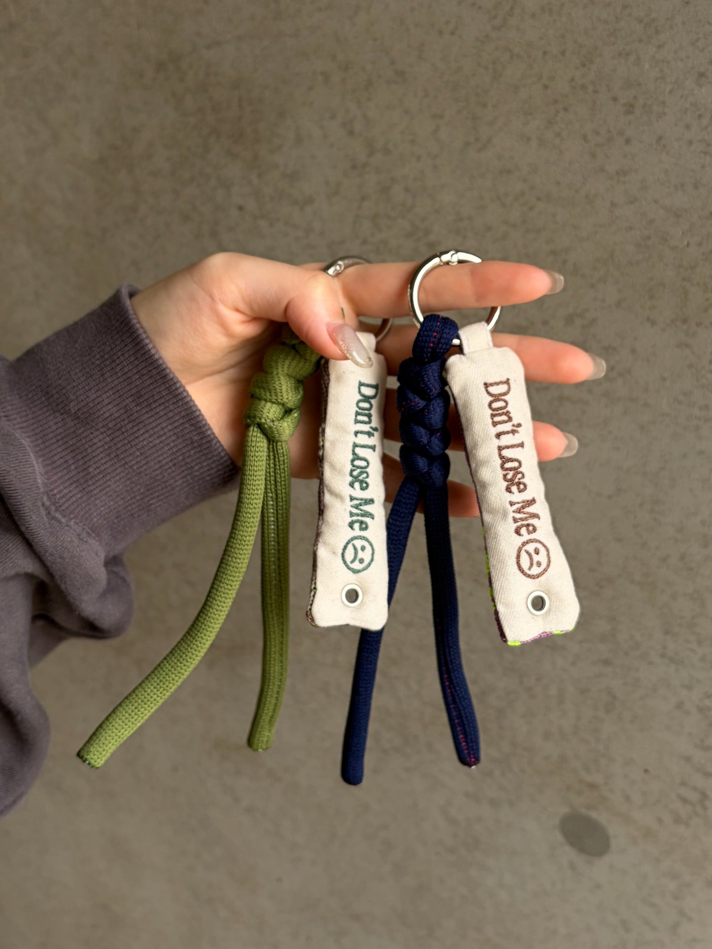 Upcycled Keycharm Message