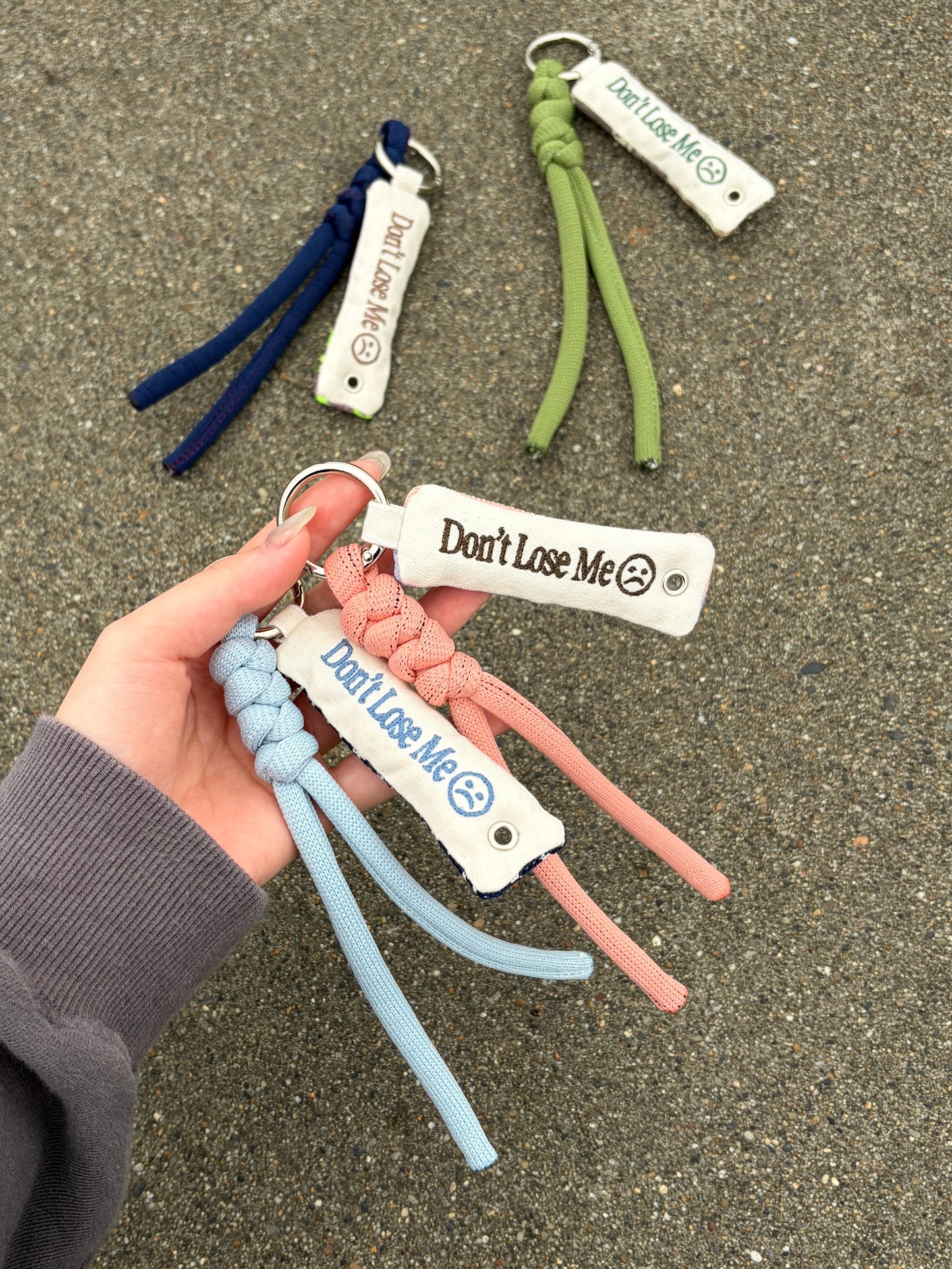 Upcycled Keycharm Message