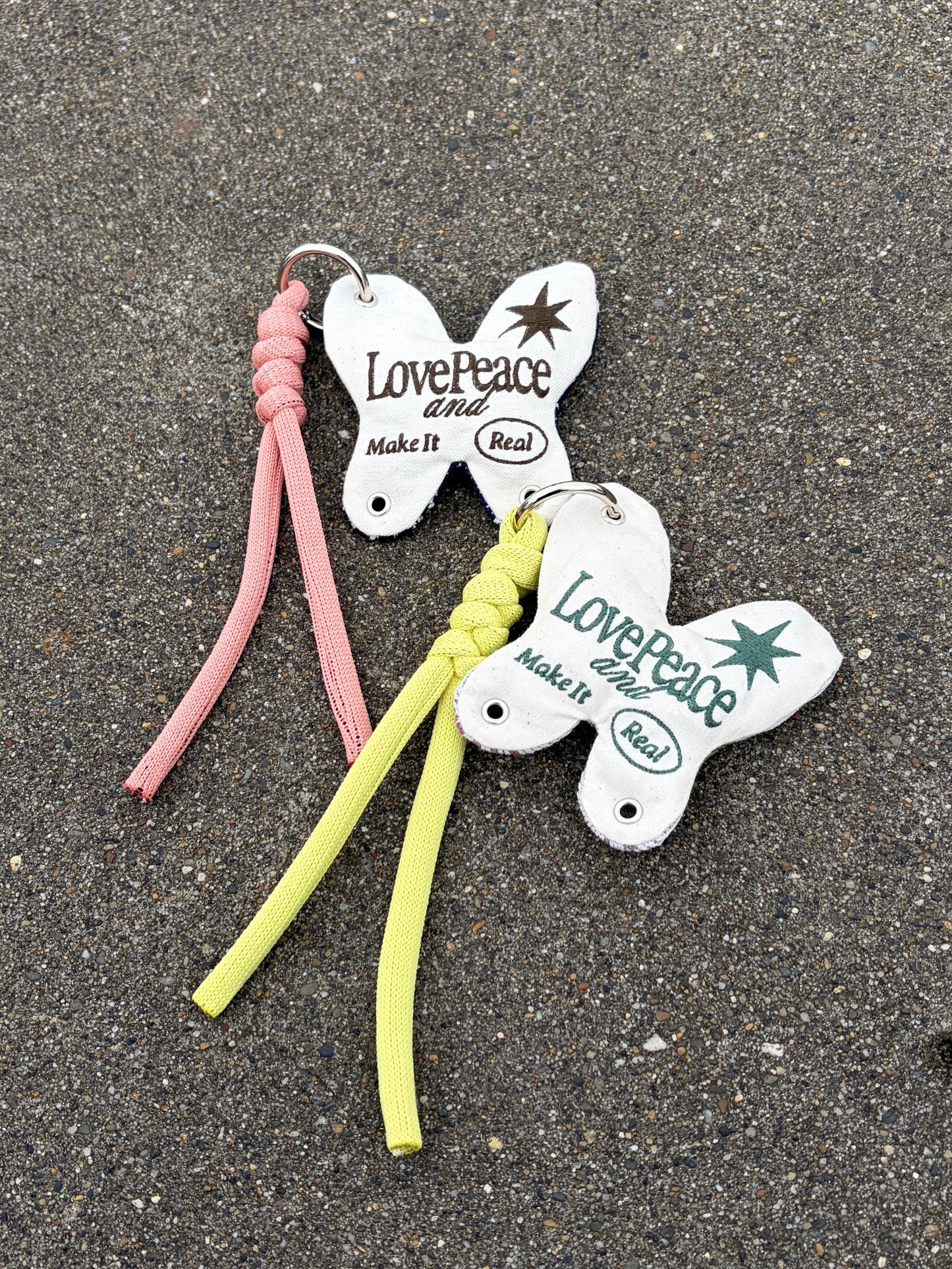 Upcycled Keycharm Butterfly