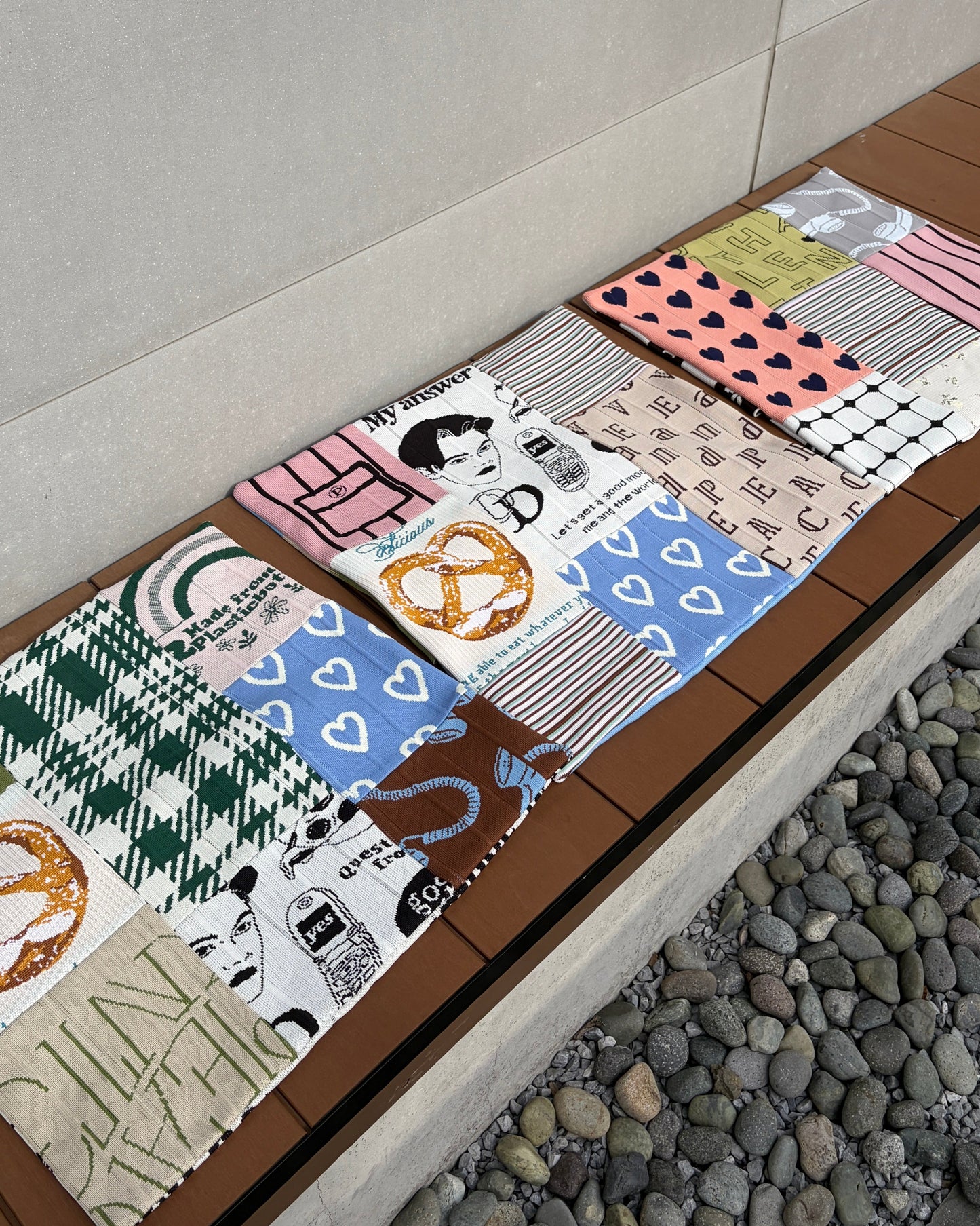 【Restocked soon】Upcycled / Cafe Mat / Patchwork