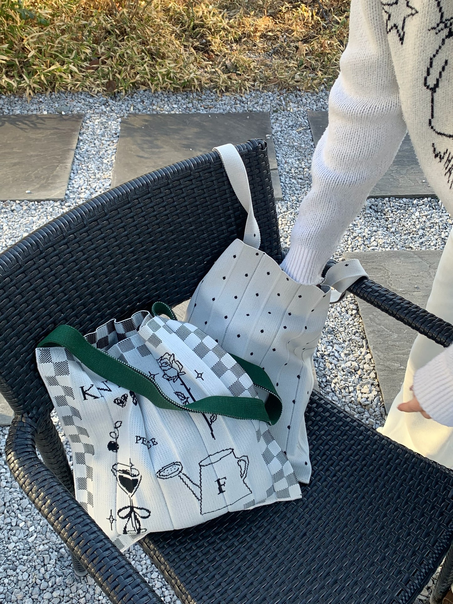 Knitty / Check / Green