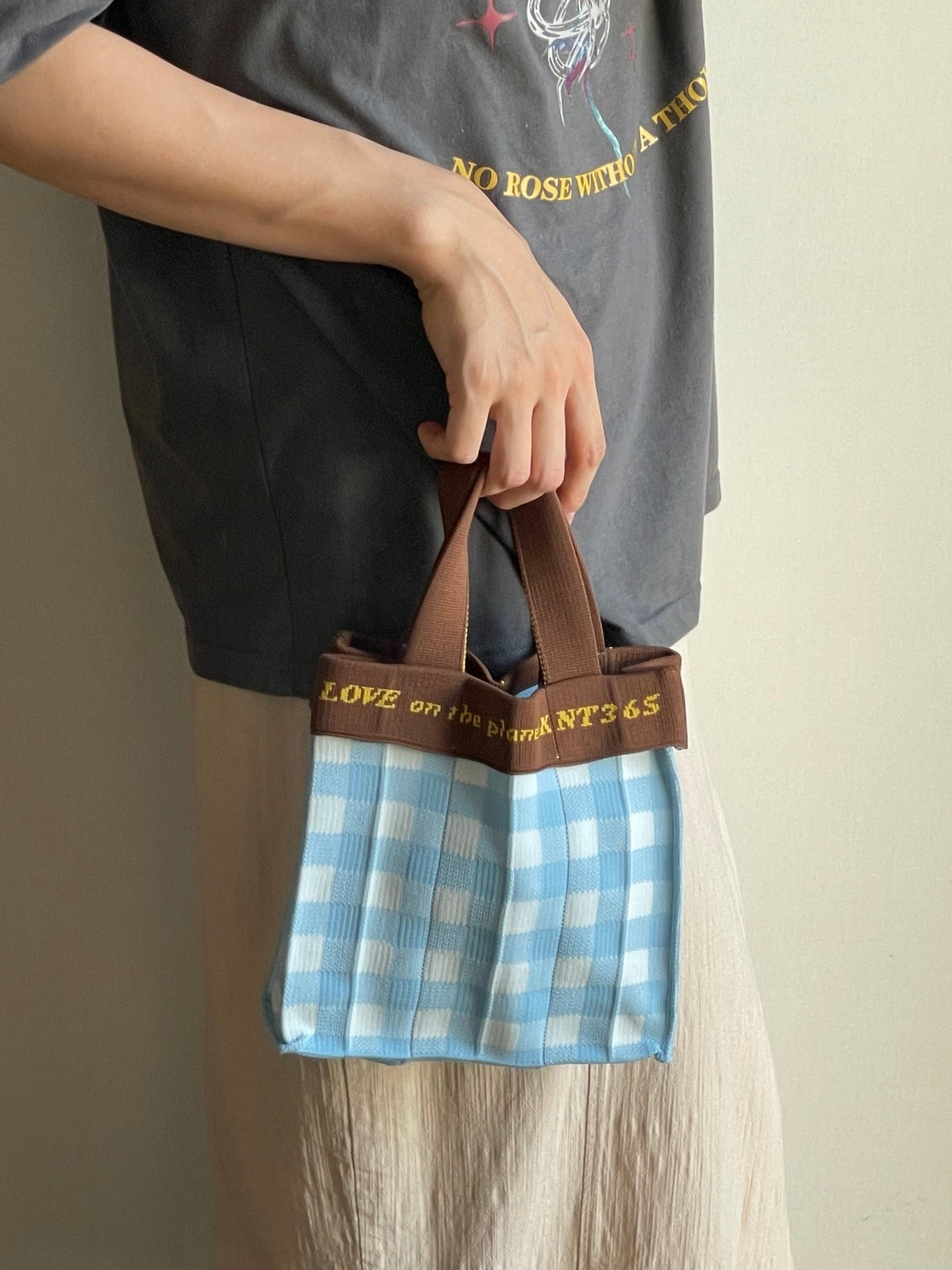 Co-Knitty / Gingham / Lt.Blue