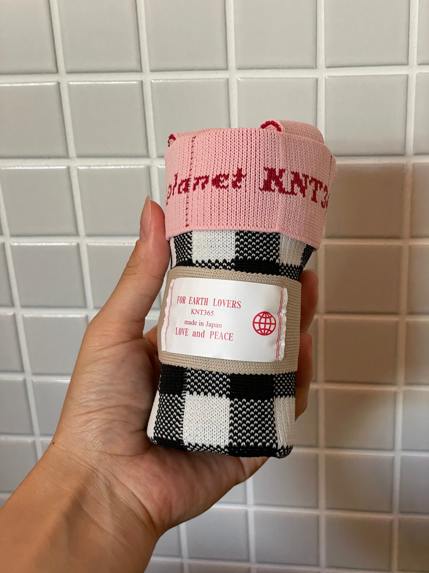 Co-Knitty / Gingham / Black